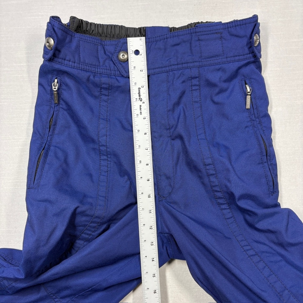 Vintage DESCENTE Ski Pants Mens 34 Blue Snowboard Snow Insulated - Picture 13 of 15
